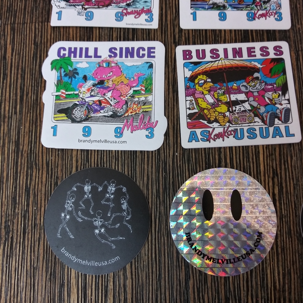 15 pc Brandy Melville Sticker Collection Alien - Picture 5 of 6